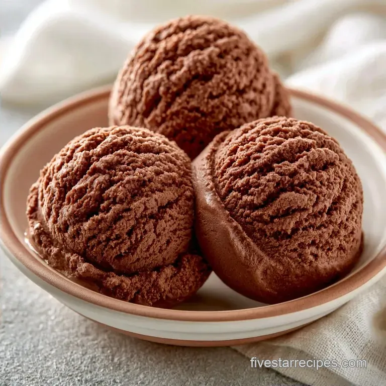 Double Chocolate Ice Cream with Dutch Cocoa