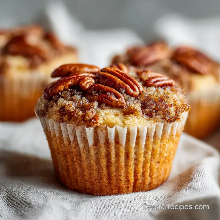 Pecan Pie Muffins: Gooey and Golden
