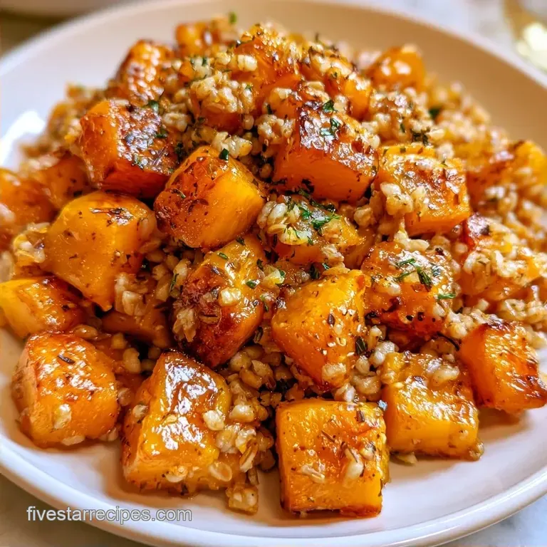 Fall Grain Salad with Roasted Squash
