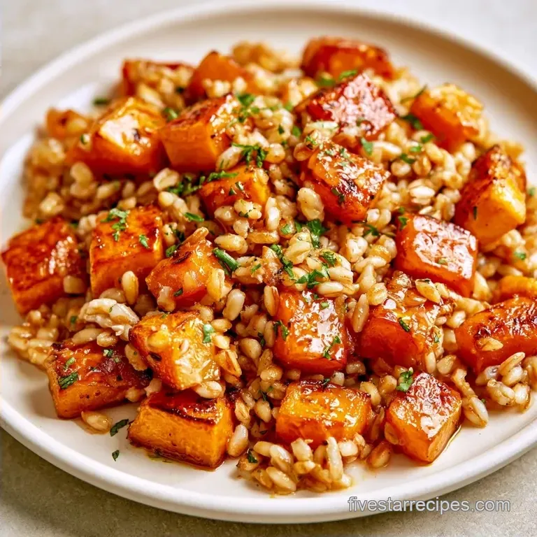 Fall Farro Salad with Butternut Squash