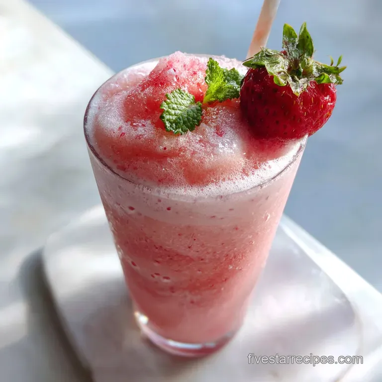Straw Daq Recipe: Velvety and Fruity