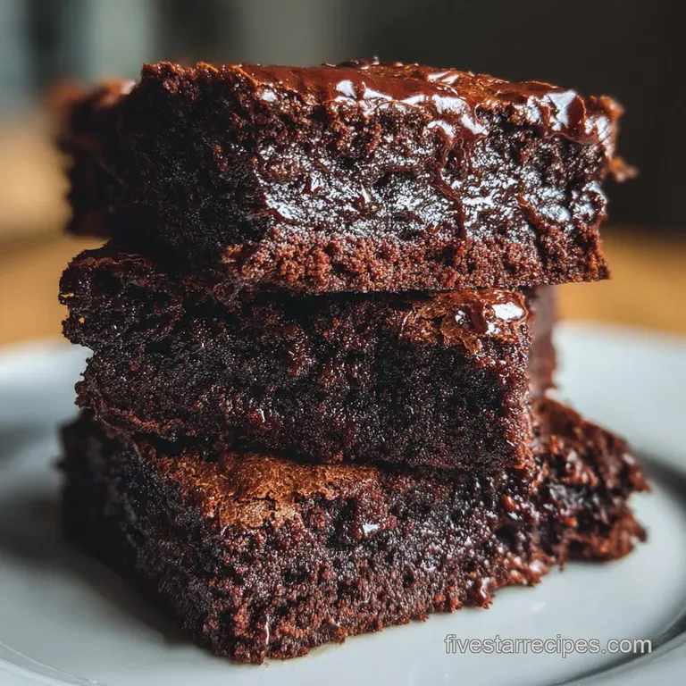 Best Fudgy Brownie from Scratch for Beginners with Cocoa Powder