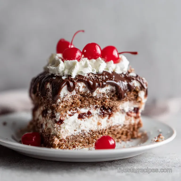 Elegant slice of frosted swirl cake on a plate, with delicate chocolate curls and a dusting of powdered sugar, inviting pr...