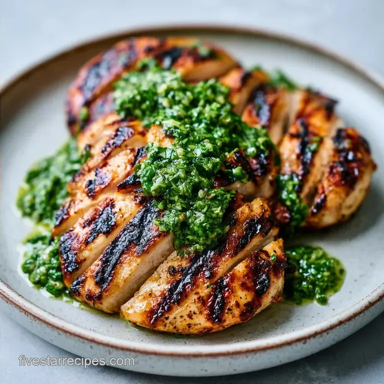 Grilled Chicken with Chimichurri: Argentinian Style