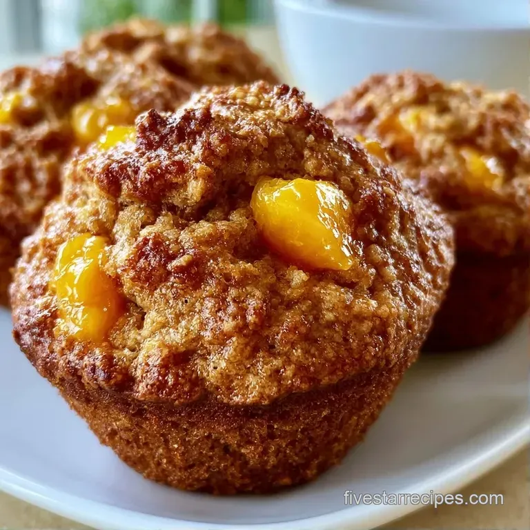 Warm, fluffy muffins arranged on a white ceramic plate beside a soft linen napkin and a fresh sprig of mint.