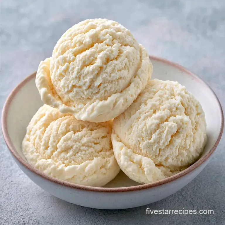 Heavy Cream Ice Cream: No Machine Needed