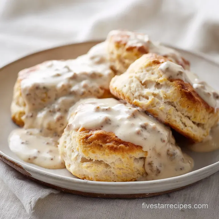 Biscuits and Gravy: Velvety and Crisp