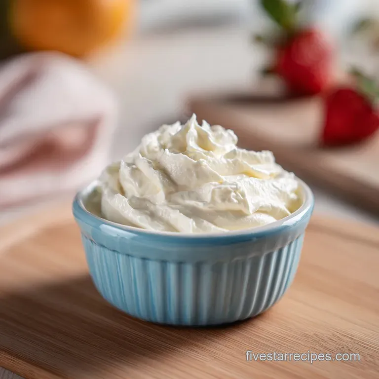 Homemade Whipped Cream: Stable and Light