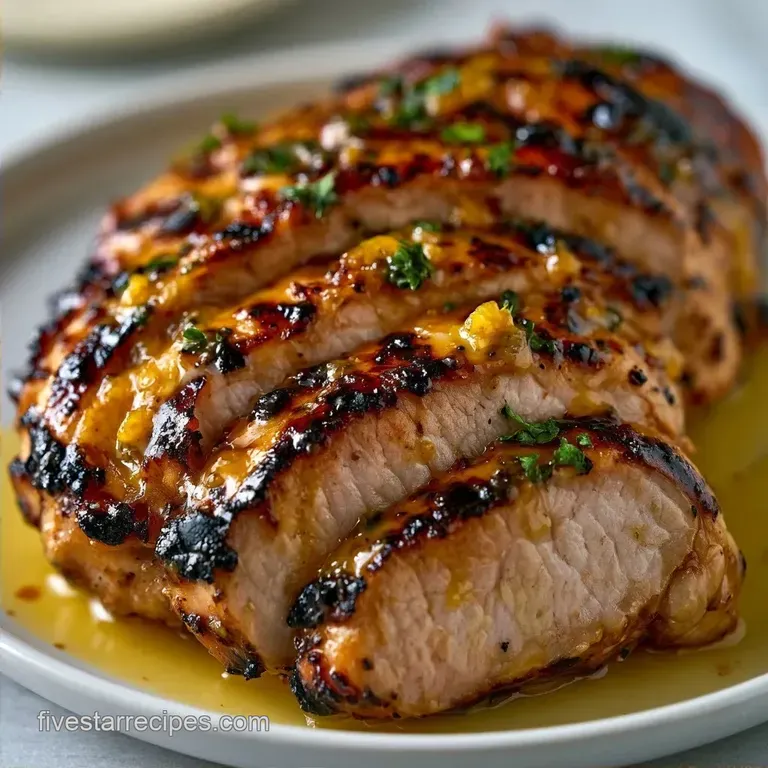 Honey Dijon Grilled Tenderloin with Garlic