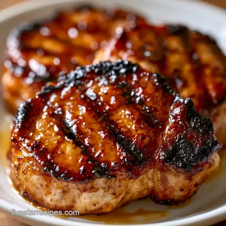 Thick beef medallions arranged on a white plate with a swirl of garlic puree and a sprig of fresh rosemary.
