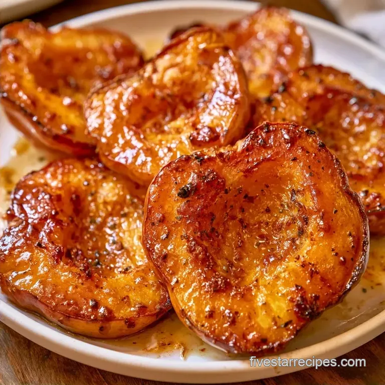 Caramelized Maple Roasted Acorn Squash