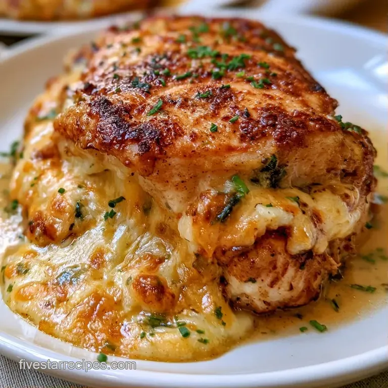 Sliced golden chicken breasts with creamy potato filling served with saut&eacute;ed greens and a drizzle of savory brown gravy.