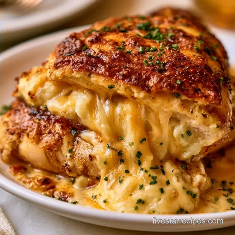 Cheesy Mashed Potato Stuffed Chicken