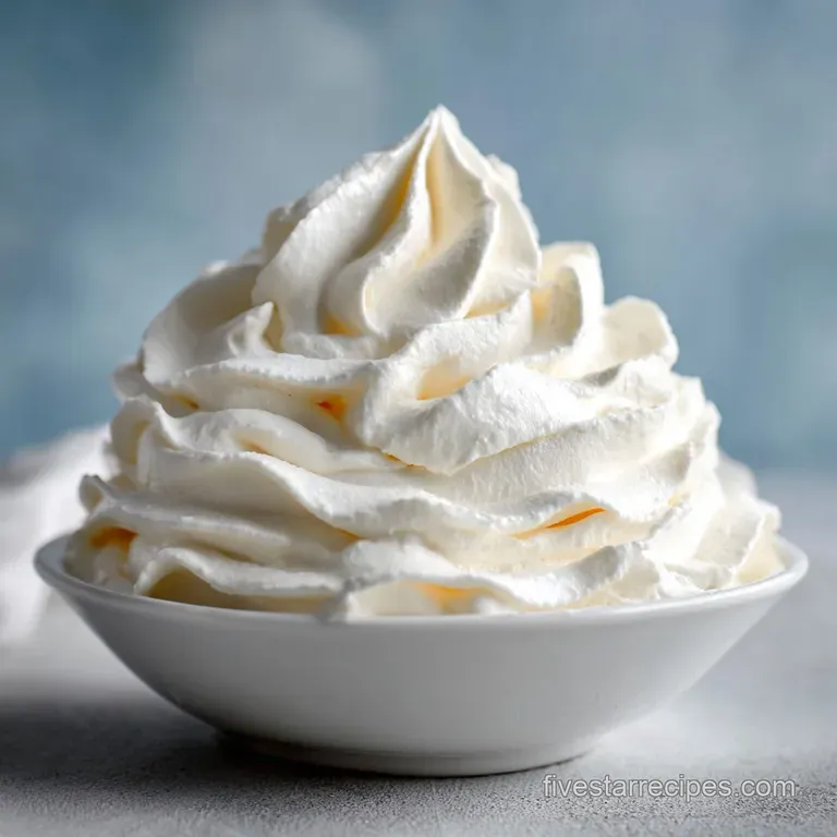 Whipped Cream Recipe with Milk: Silky Topping