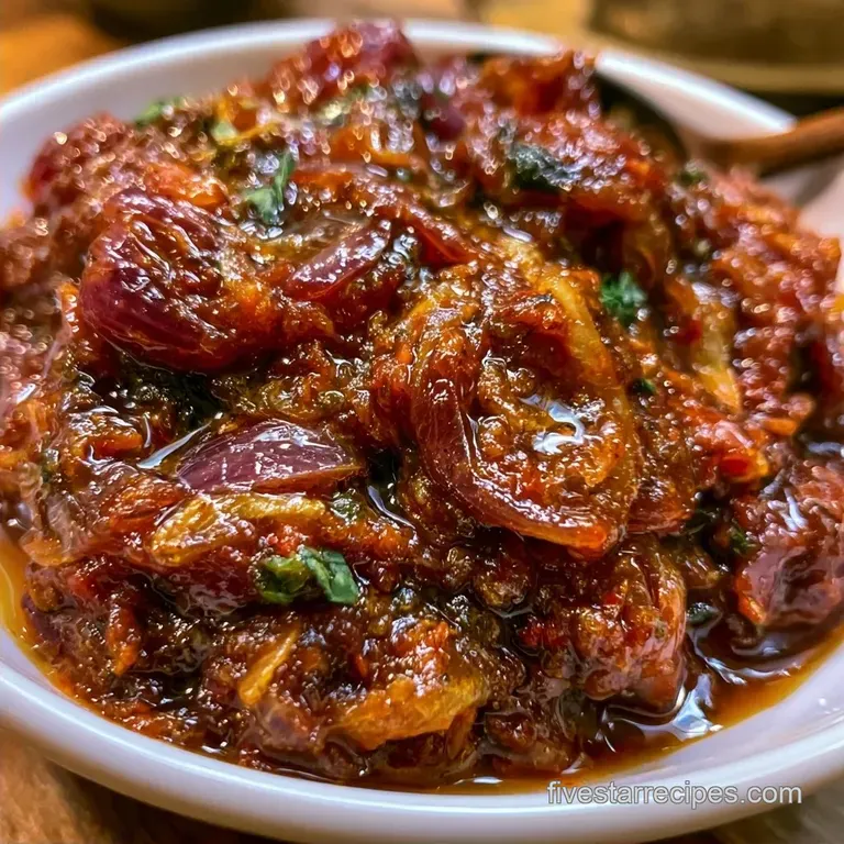Onion Tomato Masala: Rich Indian Base
