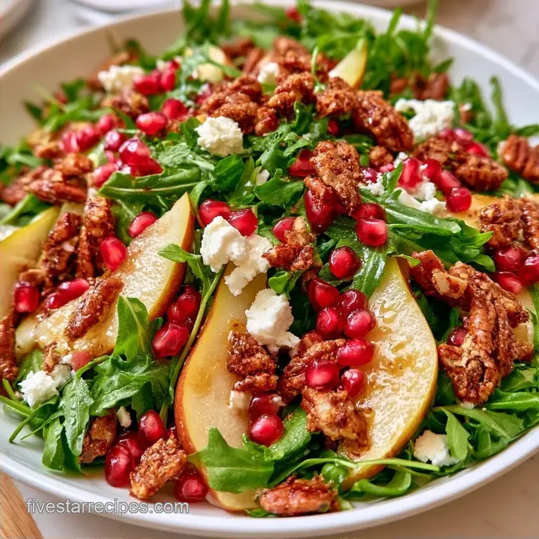 Vibrant Pomegranate Goat Cheese Salad