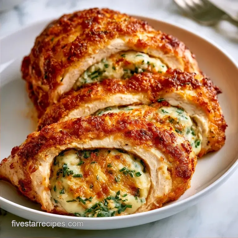 Golden-Crusted Potato Stuffed Chicken Breast