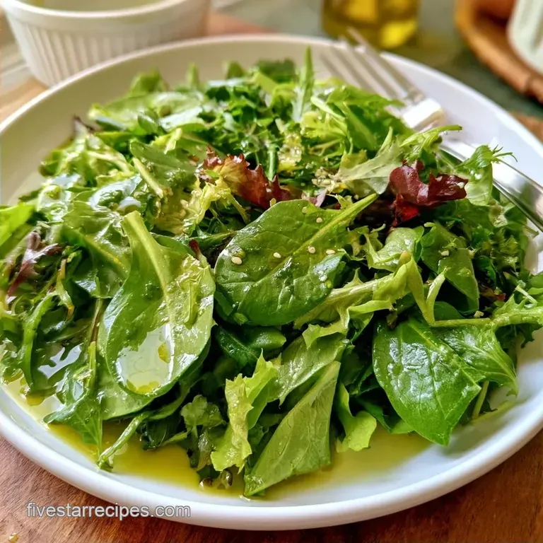 Styrian Pumpkin Seed Oil Salad