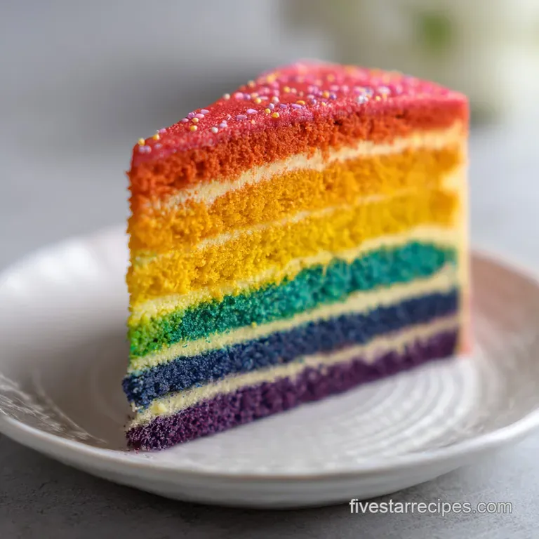 Rainbow Cake Rainbow: Gourmet Layer Cake