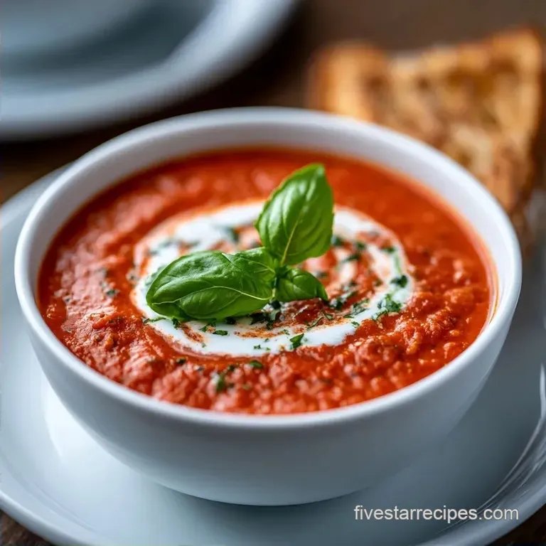 Roasted Cherry Tomato Soup: Bold and Smoky
