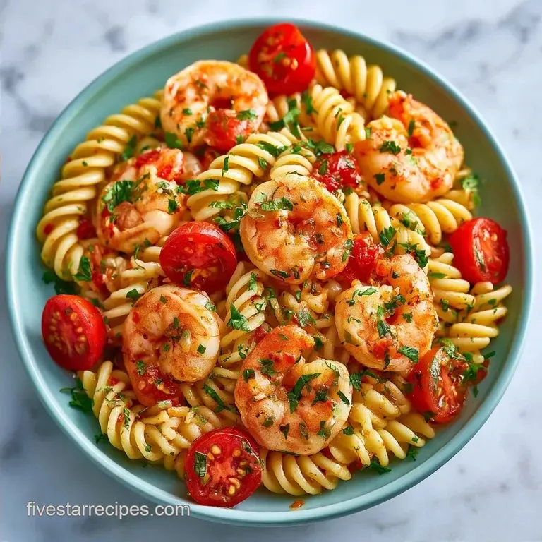 Shrimp Cherry Tomato Pasta in 30 Minutes