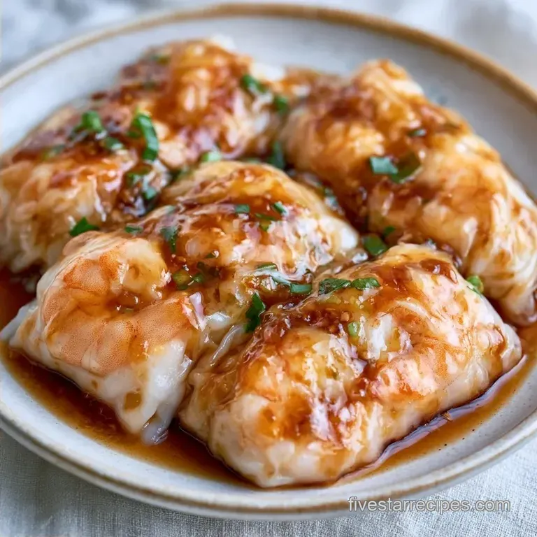 Shrimp Rice Rolls: Authentic Cantonese Style