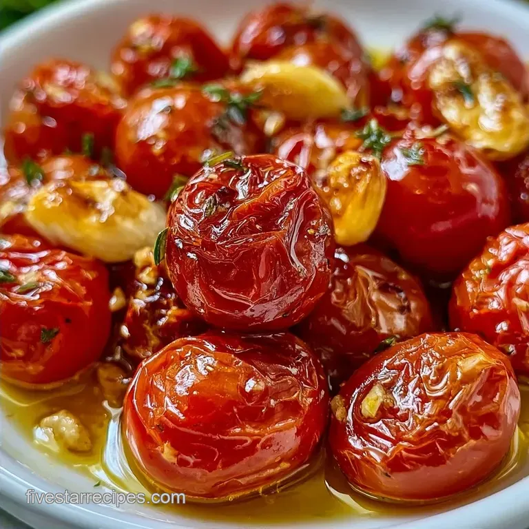 Jammy Slow Roasted Cherry Tomatoes