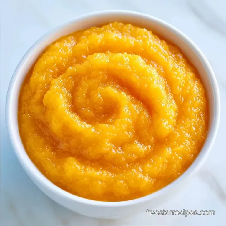 Peach Puree: Bright and Glossy