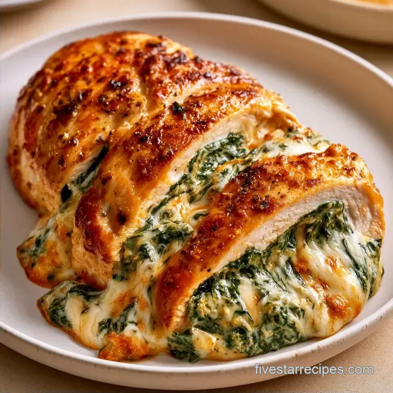 Italian Spinach Stuffed Chicken