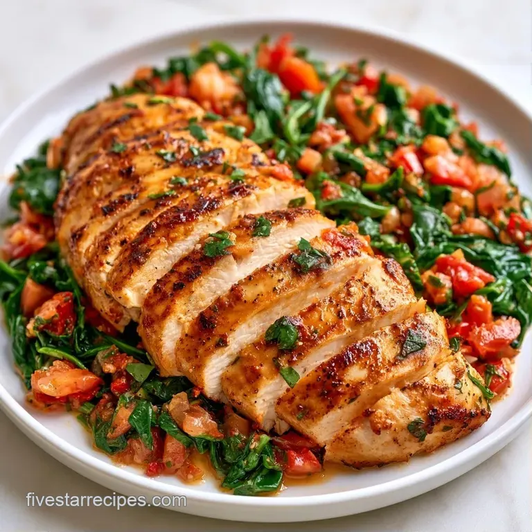 Sliced juicy poultry breasts on a white ceramic plate with a glossy pan sauce and a sprinkle of fresh parsley.