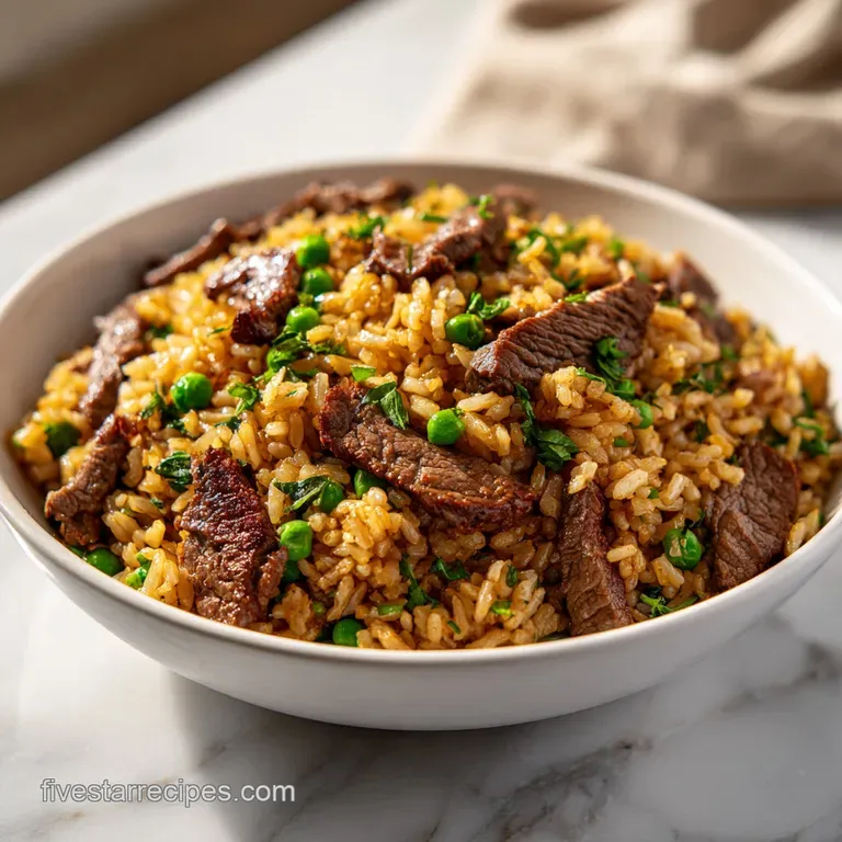 Easy Steak Fried Rice: Tender and Savory
