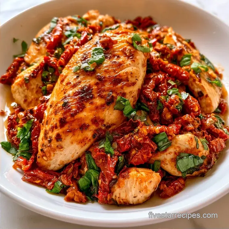 Quick Sun-Dried Tomato Basil Chicken