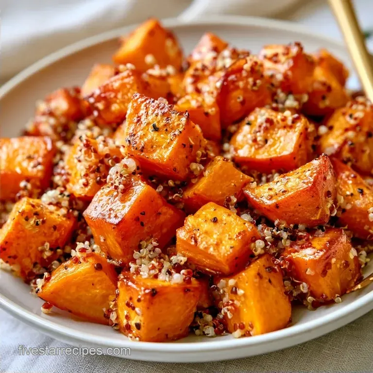 Roasted Sweet Potato Quinoa Salad