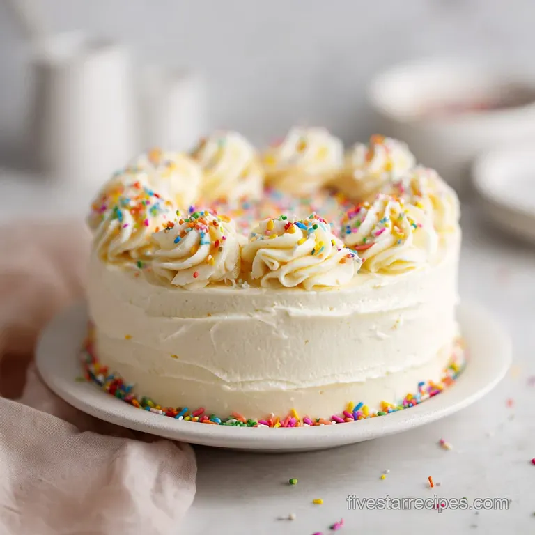 Elegant swirl of creamy vanilla frosting artfully piped onto a small cupcake, dusted with fine sugar.