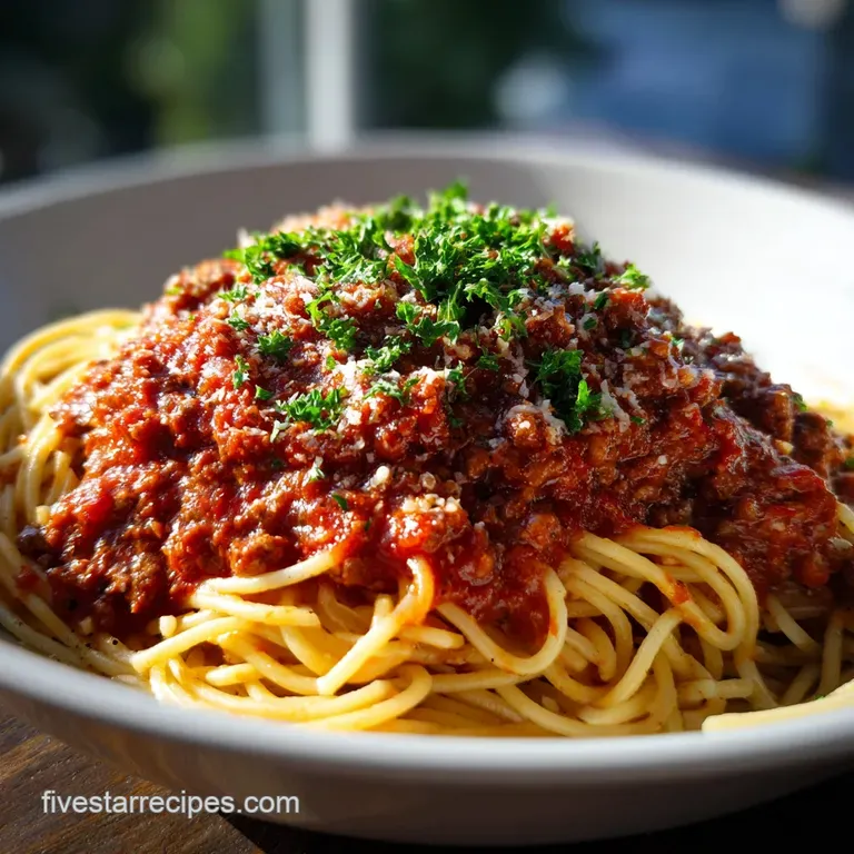 Velvety Italian Meat Sauce Recipe