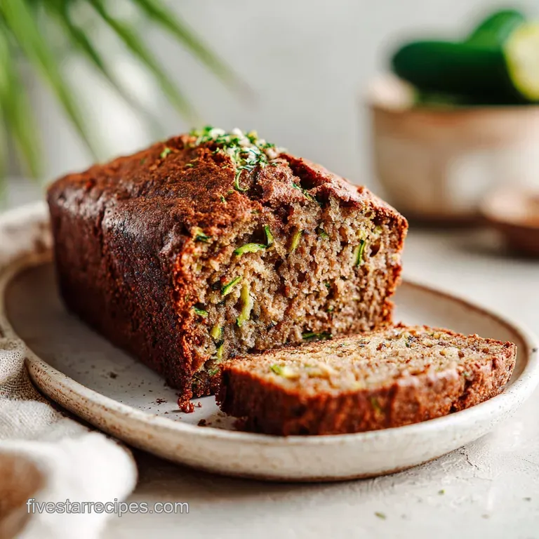 Moist Zucchini Banana Bread Recipe